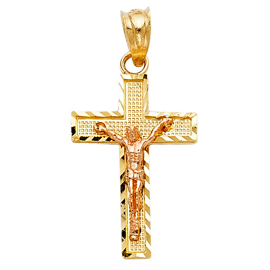 Crucifix Pendants - 14K GOLD - PT80