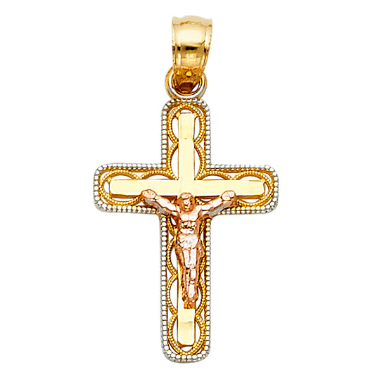 Crucifix Pendants - 14K GOLD - PT82