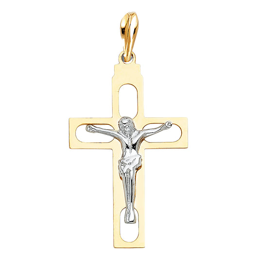 Crucifix Pendants - 14K GOLD - PT866