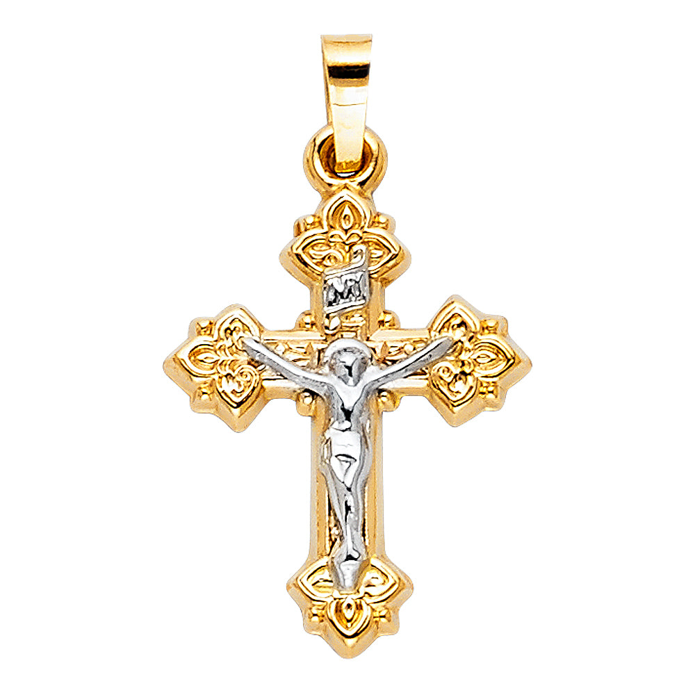 Crucifix Pendants - 14K GOLD - PT873