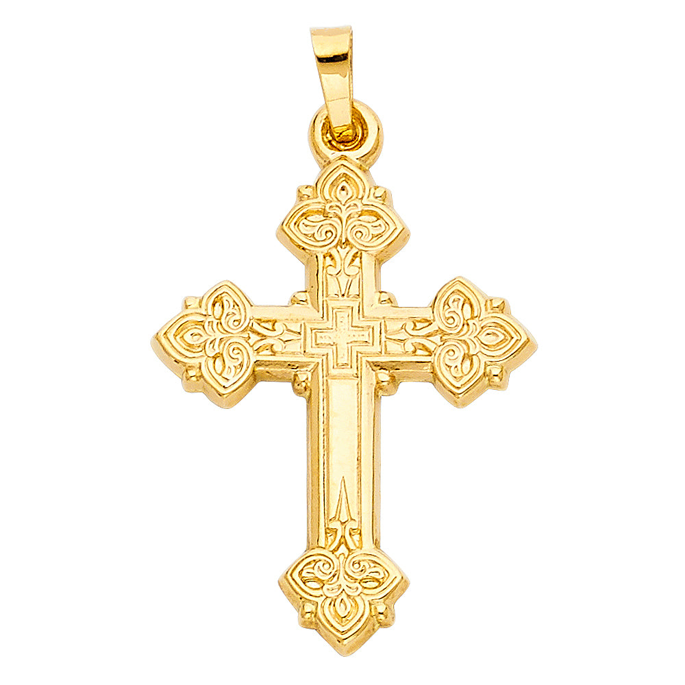 Cross Pendants - 14K GOLD - PT883