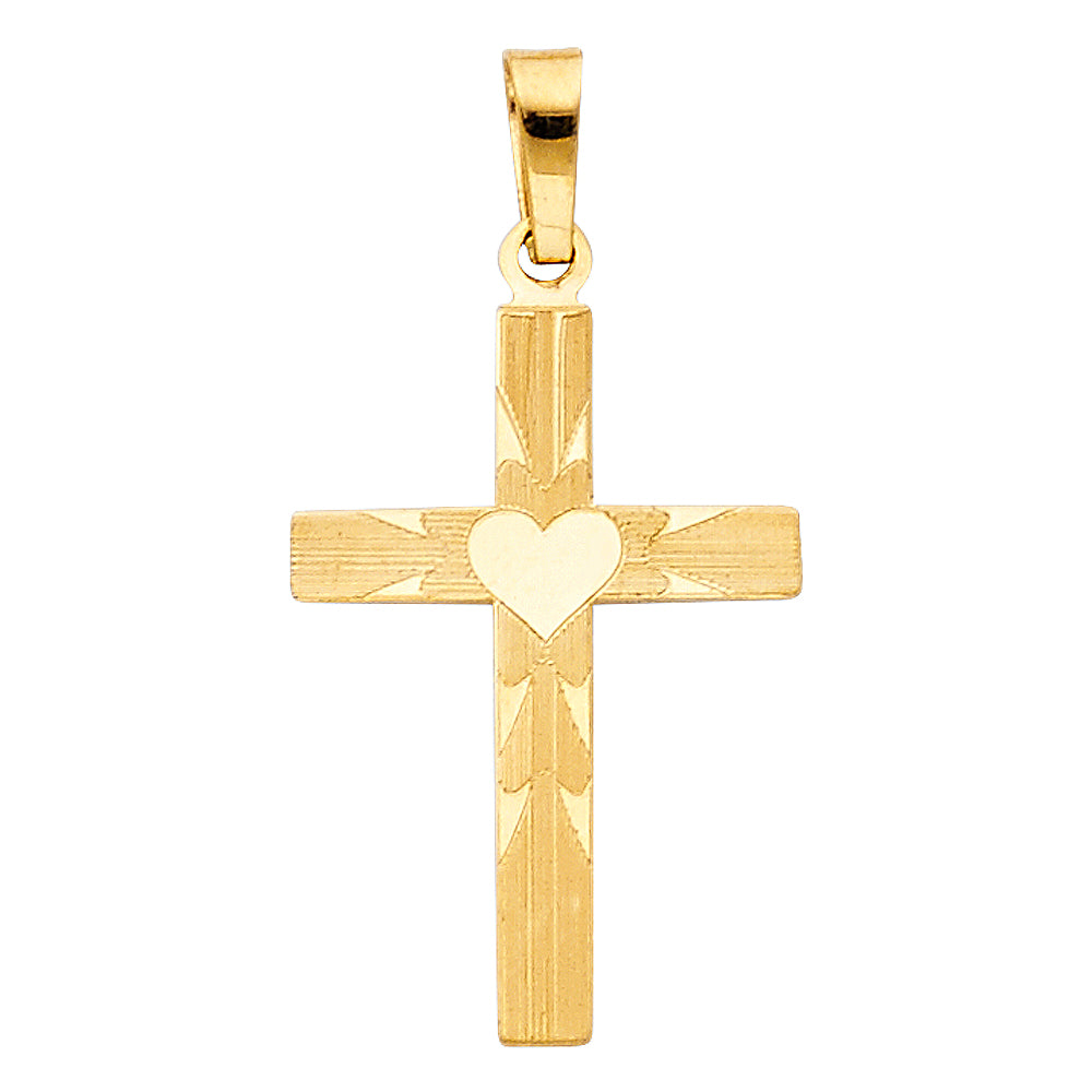 Cross Pendants - 14K GOLD - PT896