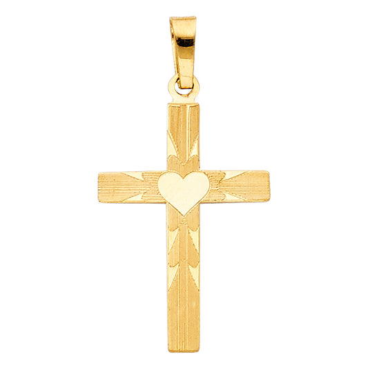 Cross Pendants - 14K GOLD - PT896