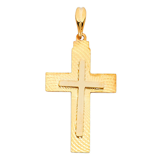 Cross Pendants - 14K GOLD - PT909