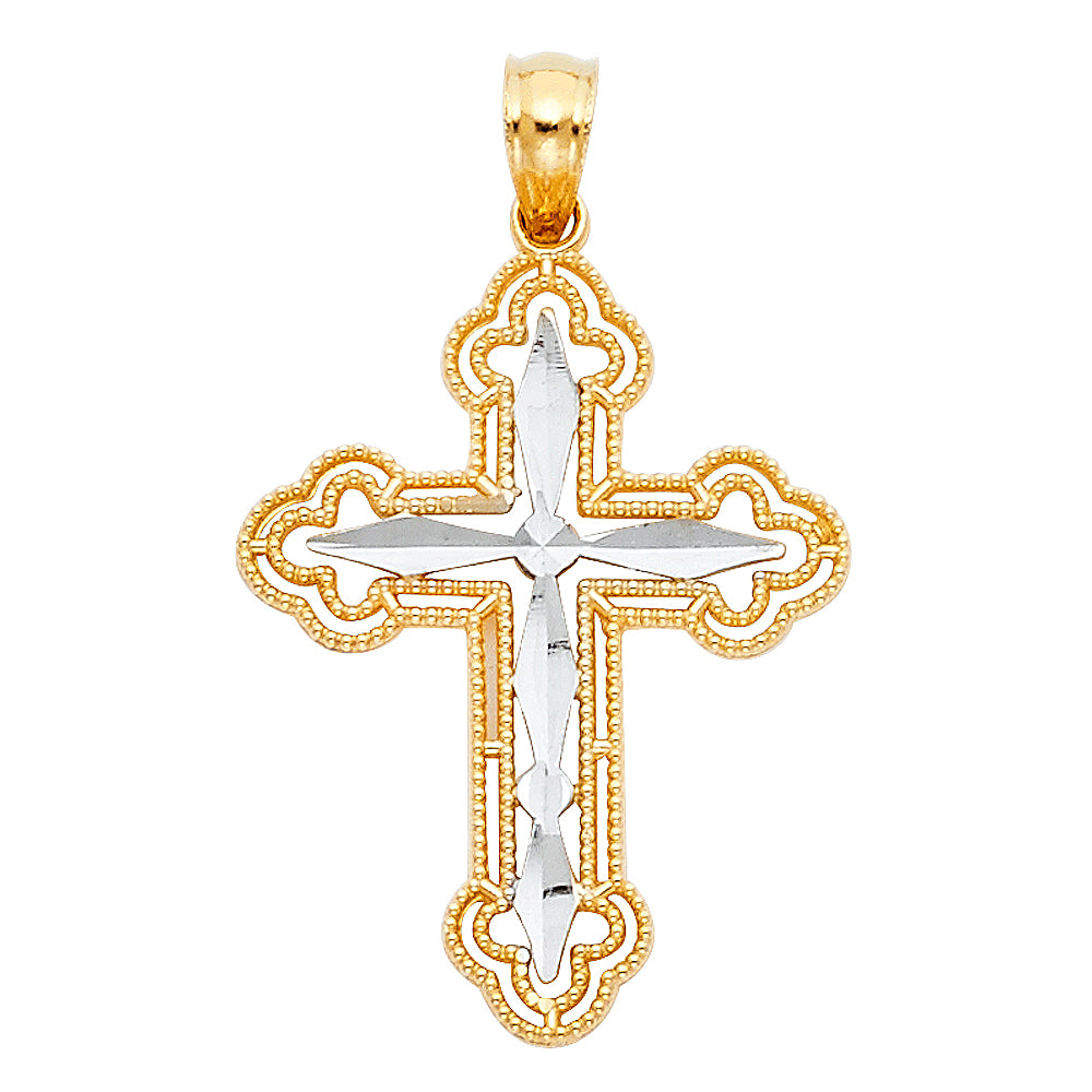 Cross Pendants - 14K GOLD - PT918