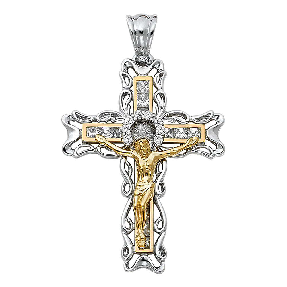 Crucifix Pendants - 14K GOLD - PT934