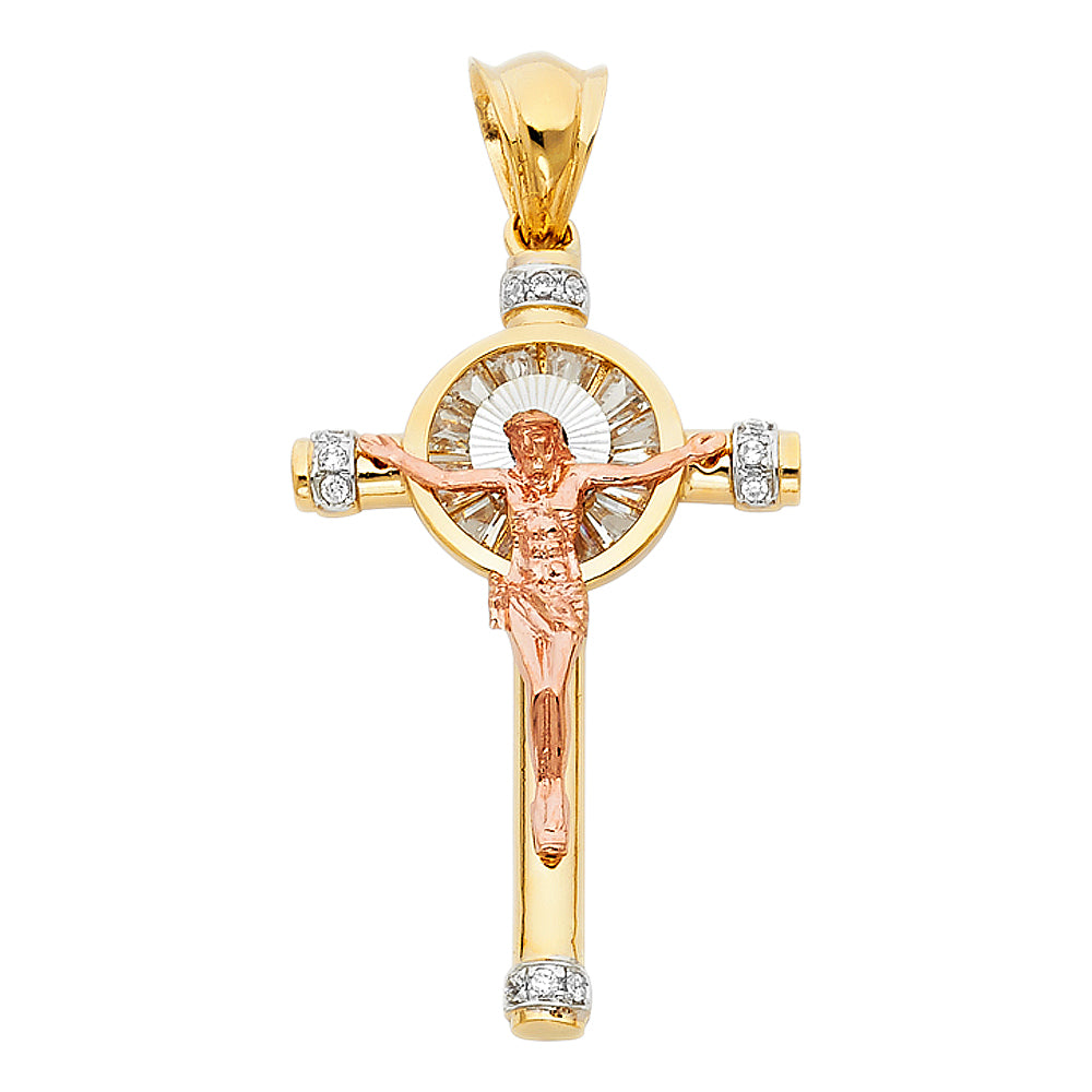 Crucifix Pendants - 14K GOLD - PT941