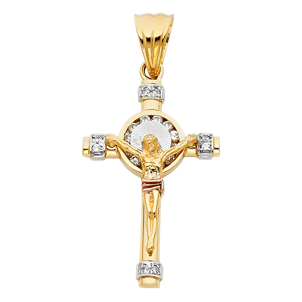 Crucifix Pendants - 14K GOLD - PT942