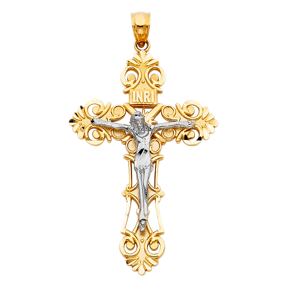 Crucifix Pendants - 14K GOLD - PT974