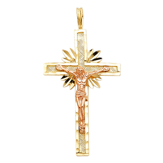 Crucifix Pendants - 14K GOLD - PT977
