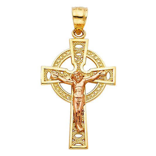 Crucifix Pendants - 14K GOLD - PT978
