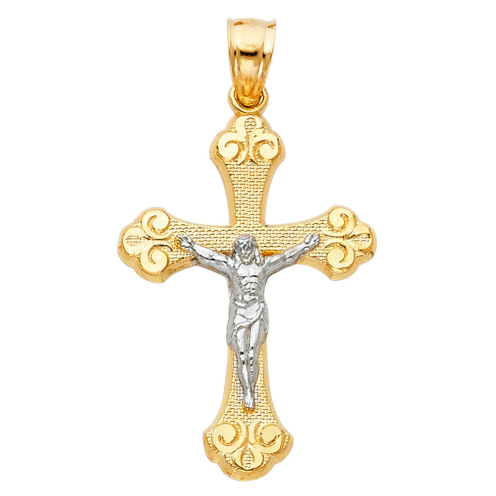 Crucifix Pendants - 14K GOLD - PT979