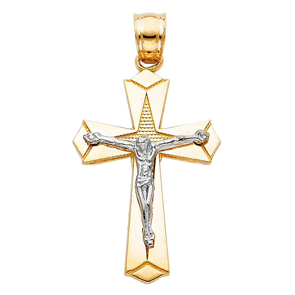 Crucifix Pendants - 14K GOLD - PT981