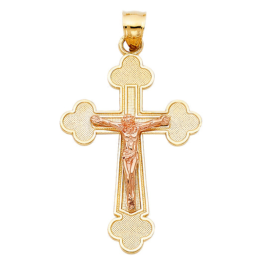 Crucifix Pendants - 14K GOLD - PT993