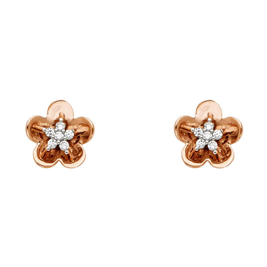 Assorted Earrings with Push Back - 14K Gold - ER1161