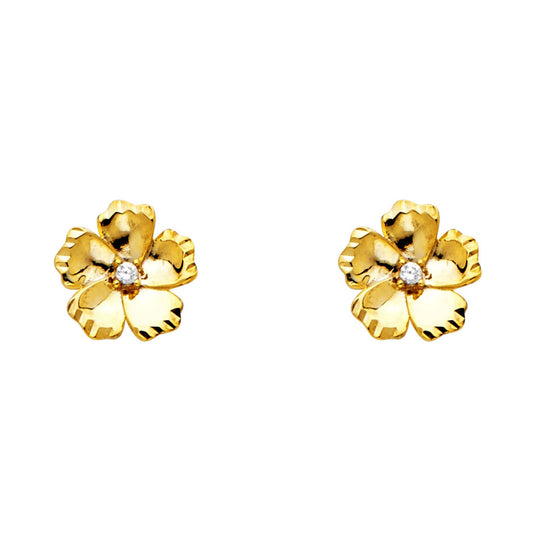 Assorted Earrings with Push Back - 14K Gold - ER1163