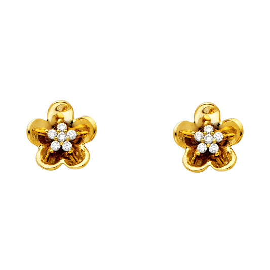 Assorted Earrings with Push Back - 14K Gold - ER1164
