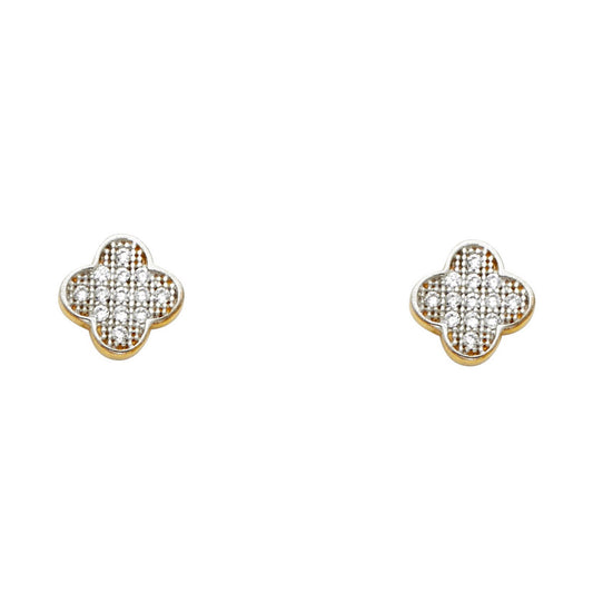 Assorted Earrings with Push Back - 14K Gold - ER1168