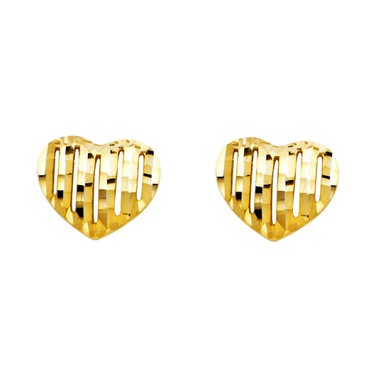 Assorted Earrings with Push Back - 14K Gold - ER1169