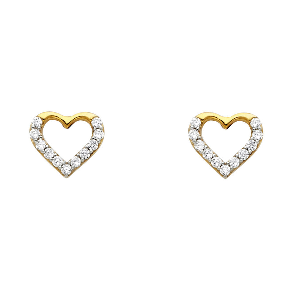 Assorted Earrings with Push Back - 14K Gold - ER1170