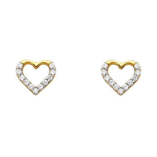 Assorted Earrings with Push Back - 14K Gold - ER1170