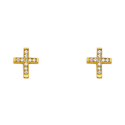 Assorted Earrings with Push Back - 14K Gold - ER1172