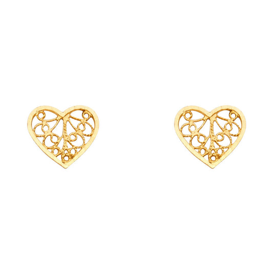 Assorted Earrings with Push Back - 14K Gold - ER1183