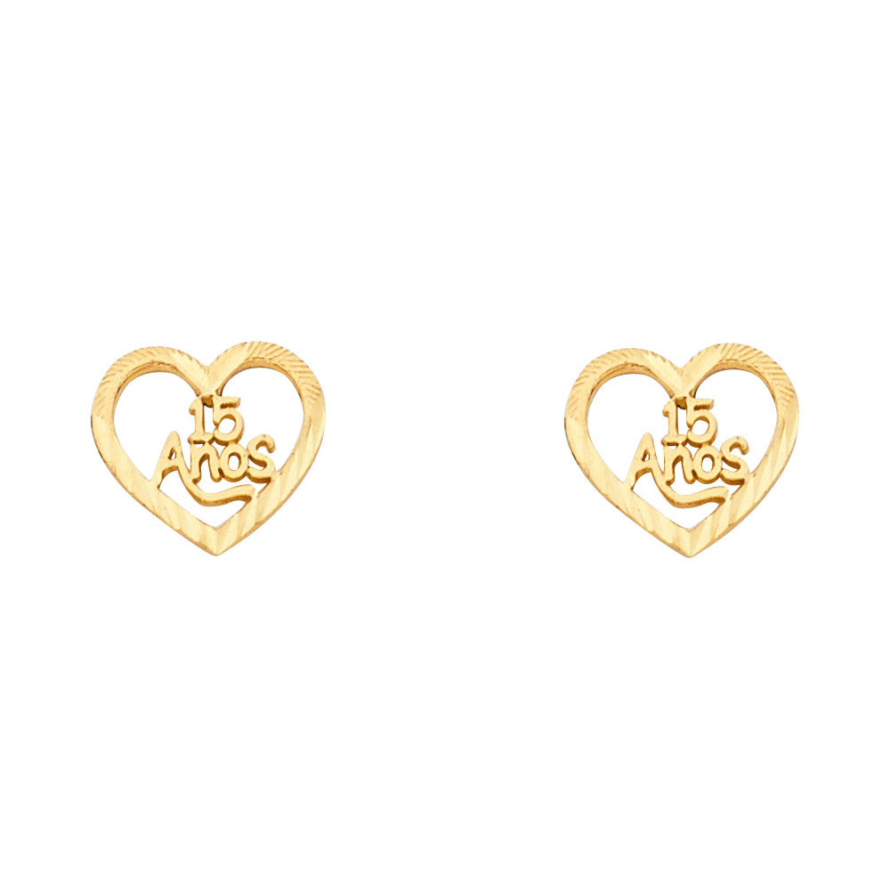 Assorted Earrings with Push Back - 14K Gold - ER1184