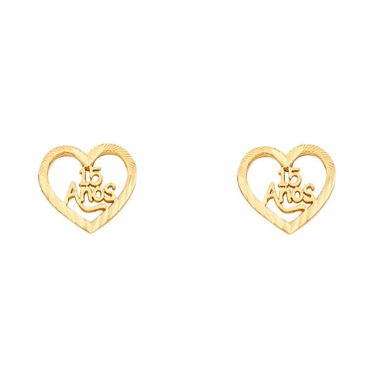 Assorted Earrings with Push Back - 14K Gold - ER1184