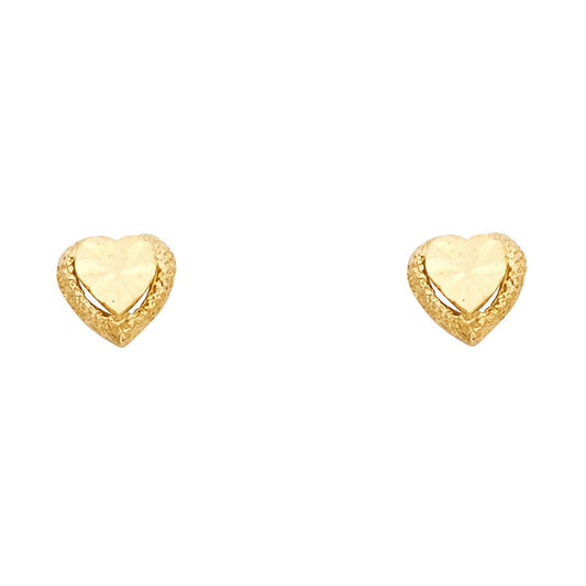 Assorted Earrings with Push Back - 14K Gold - ER1687