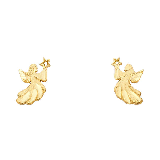 Assorted Earrings with Push Back - 14K Gold - ER1190