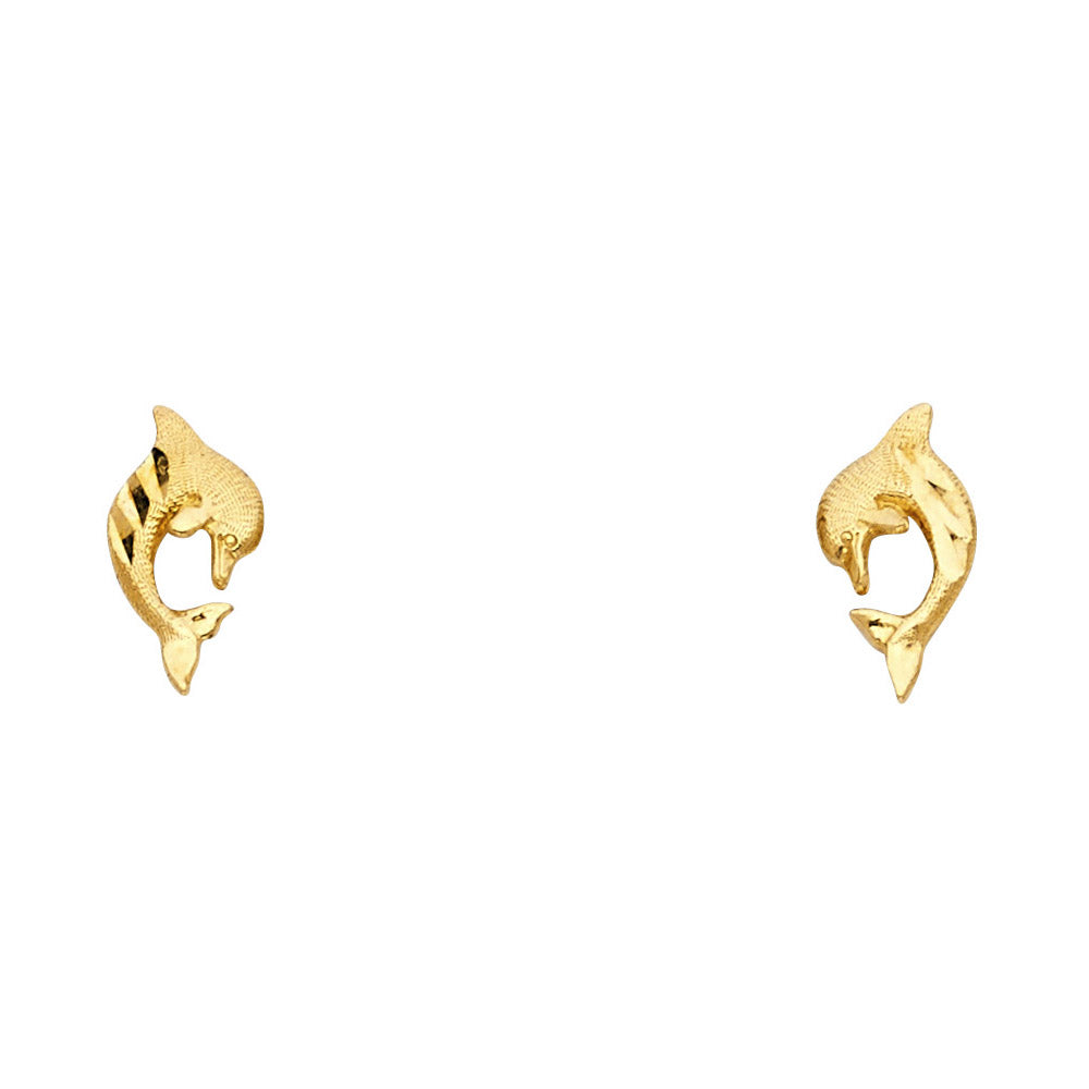 Assorted Earrings with Push Back - 14K Gold - ER1200