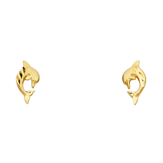 Assorted Earrings with Push Back - 14K Gold - ER1200