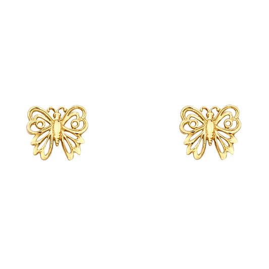 Assorted Earrings with Push Back - 14K Gold - ER1206