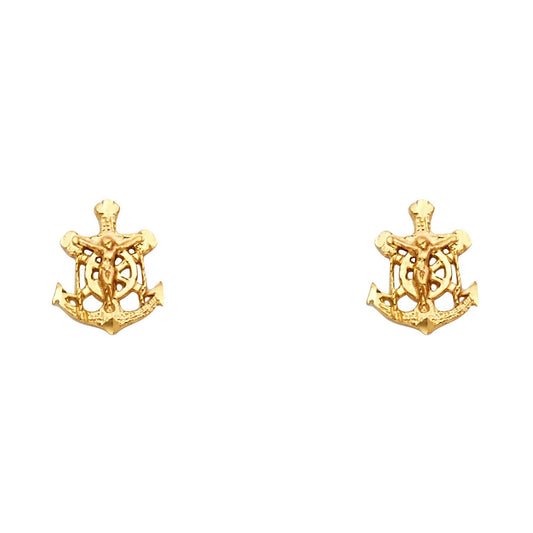 Assorted Earrings with Push Back - 14K Gold - ER1212