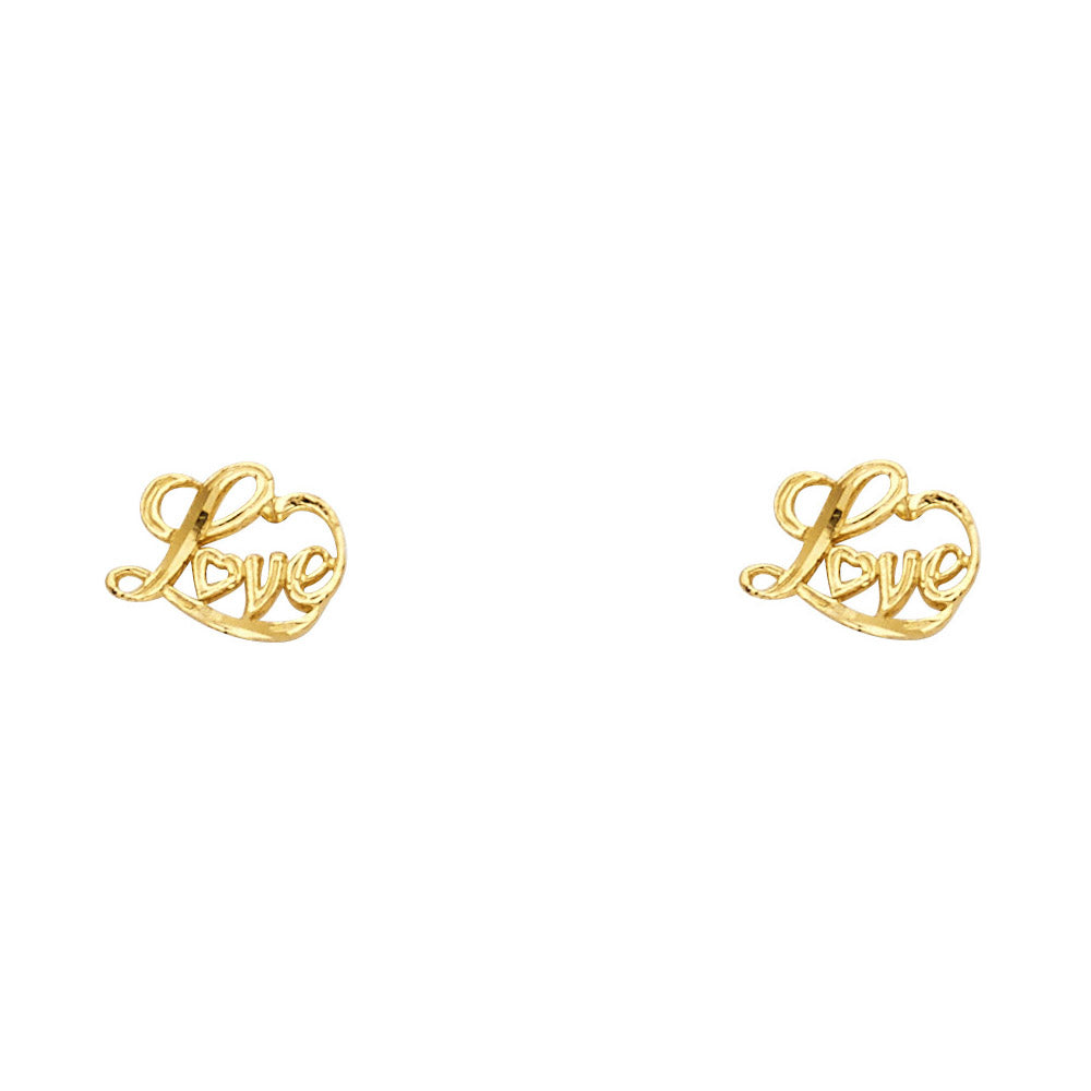 Assorted Earrings with Push Back - 14K Gold - ER1216