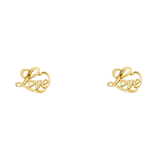 Assorted Earrings with Push Back - 14K Gold - ER1216