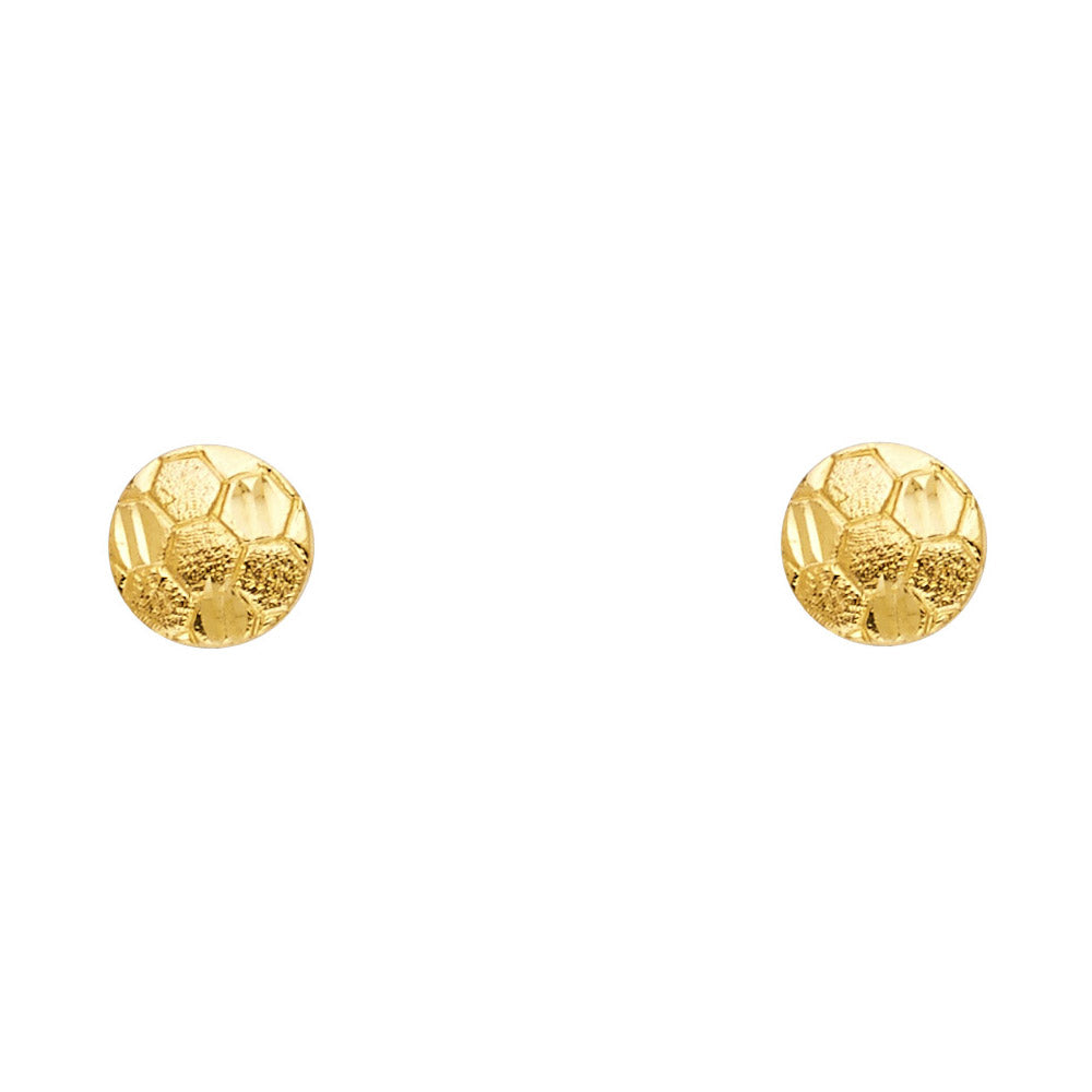 Assorted Earrings with Push Back - 14K Gold - ER1223