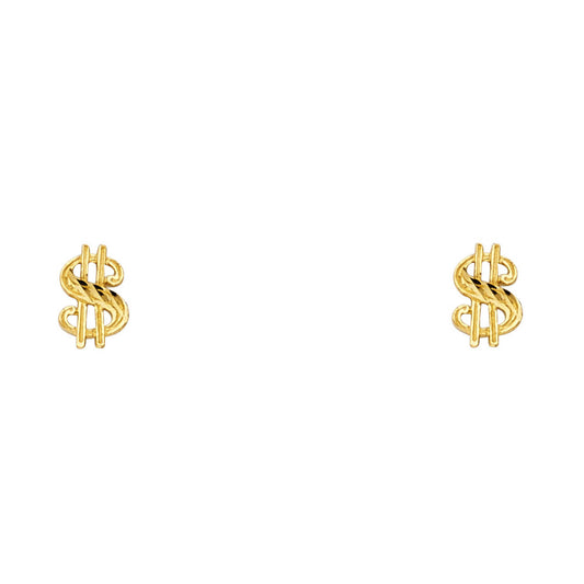 Assorted Earrings with Push Back - 14K Gold - ER1226