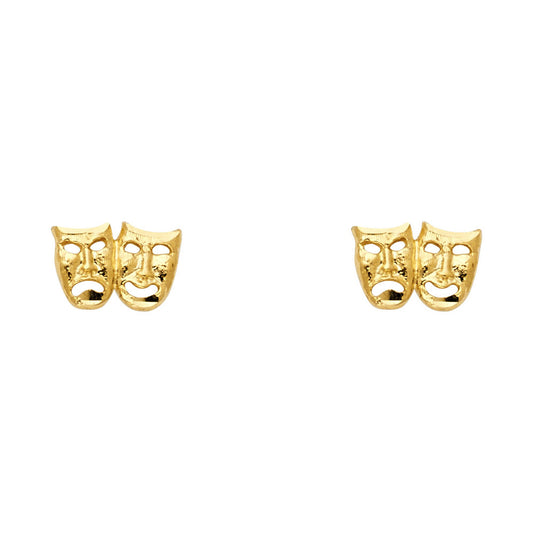 Assorted Earrings with Push Back - 14K Gold - ER1227