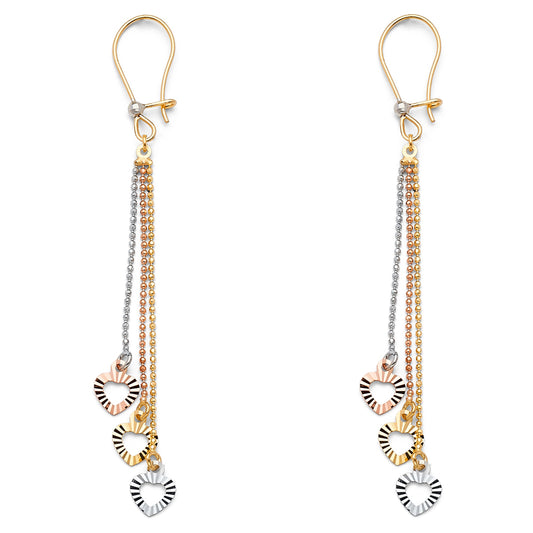Hanging Earrings - 14K Gold - ER1237
