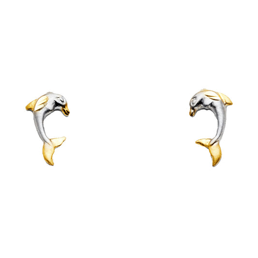 Assorted Earrings with Push Back - 14K Gold - ER1372
