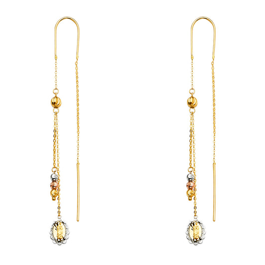 Hanging Earrings - 14K Gold - ER1398