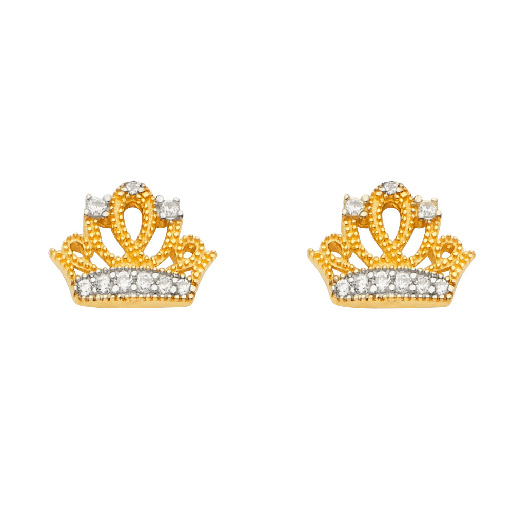 Assorted Earrings with Push Back - 14K Gold - ER1660