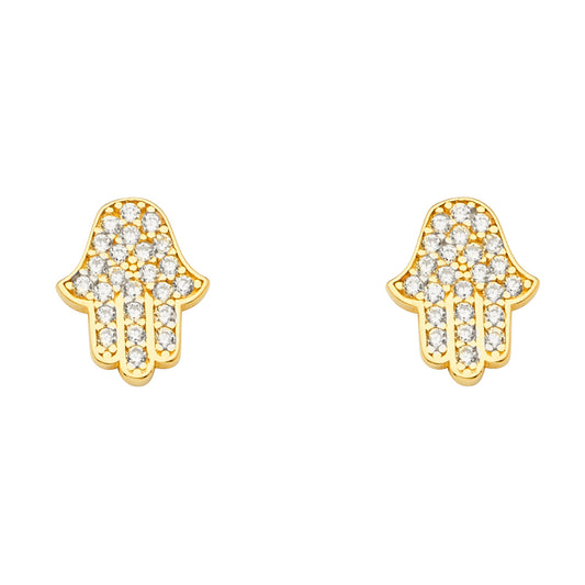 Assorted Earrings with Push Back - 14K Gold - ER1663