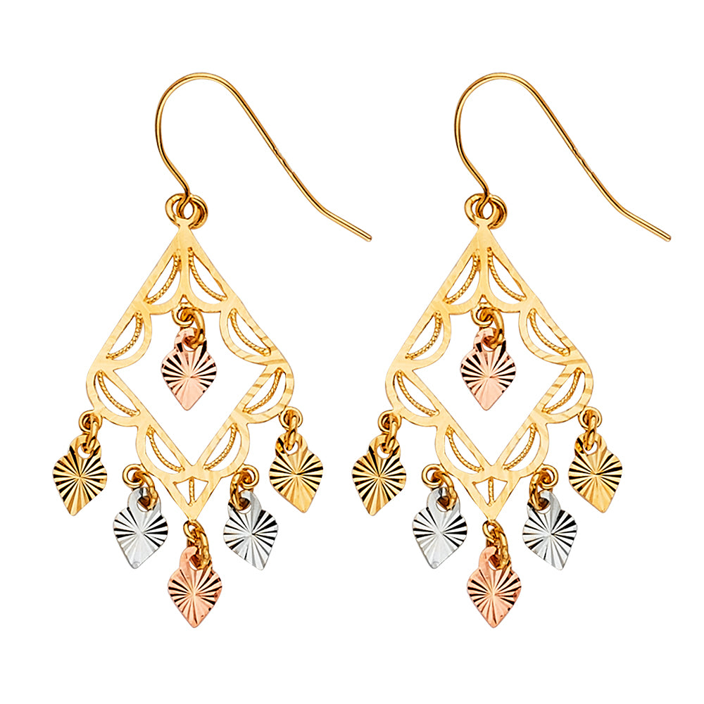 Chandelier Earrings - 14K Gold - ER1674