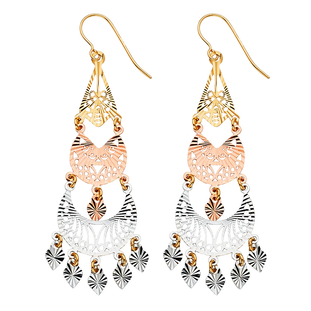 Chandelier Earrings - 14K Gold - ER1675