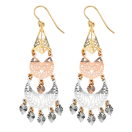Chandelier Earrings - 14K Gold - ER1675
