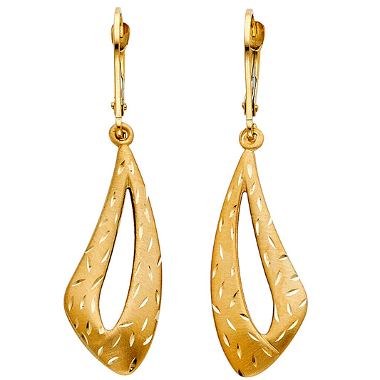 Hanging Earrings - 14K Gold - ER21