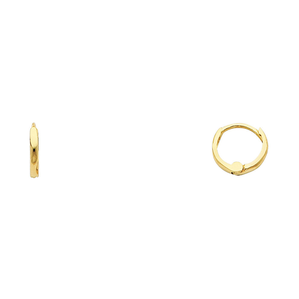 Huggies Earrings  - 14K Gold - ER217